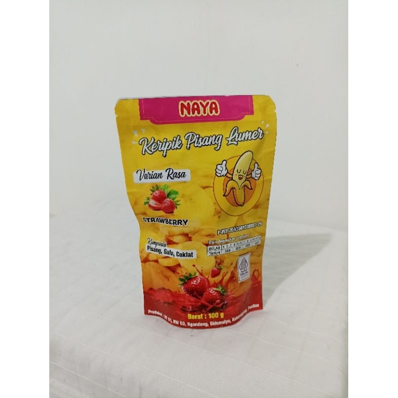 

Naya Kripik Pisang Strawberry