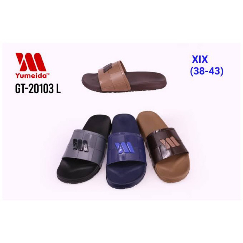 YUMEIDA - SANDAL PRIA DEWASA YUMEIDA 20103 SIZE 39-42 | SENDAL COWOK | SELOP COWOK | SLOP