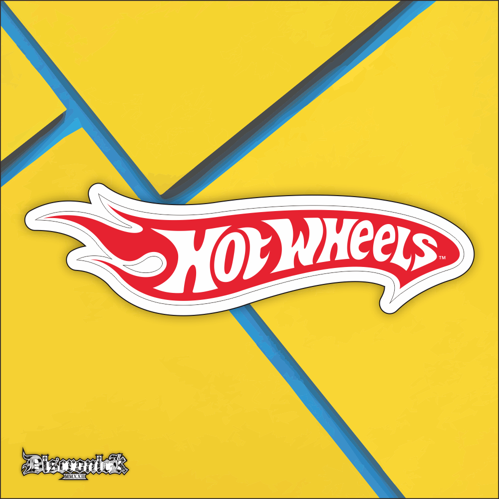 

Stiker / Sticker HOT WHEELS Brand Logo Cutting