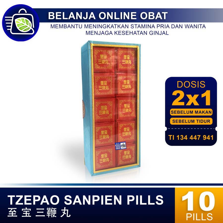 TZEPAO SANPIEN PILLS // Meningkatkan Stamina Tubuh