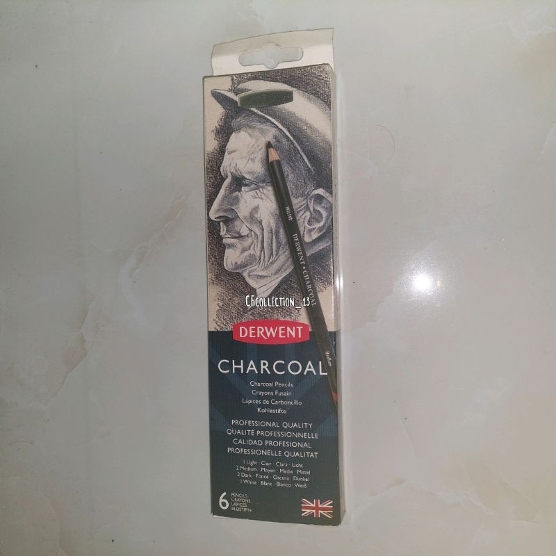 

Derwent Charcoal 6 Pencil Metal Tin Set