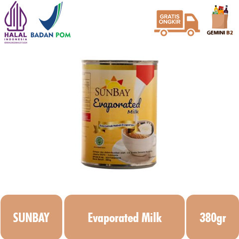 

SUNBAY Evaporated Milk / Susu Evaporasi 380GR