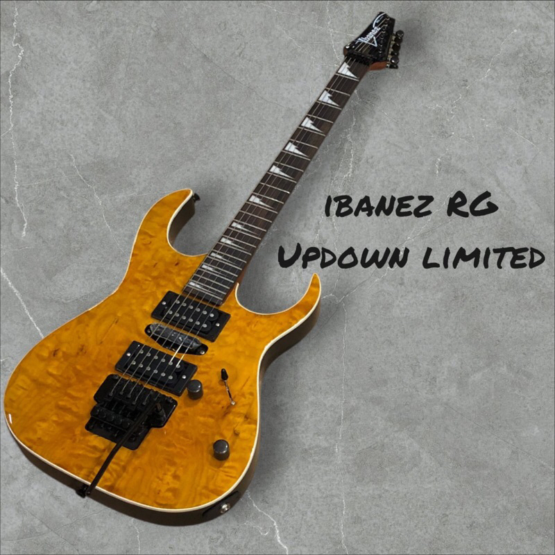 GITAR ELEKTRIK IBANEZ PREMIUM/RG MII UPDOWN PU GNB TREMOLO FLOYD ROSE
