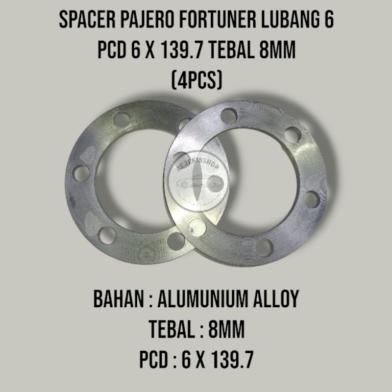 SPICER VELG MOBIL LUBANG 6 5MM & 8MM