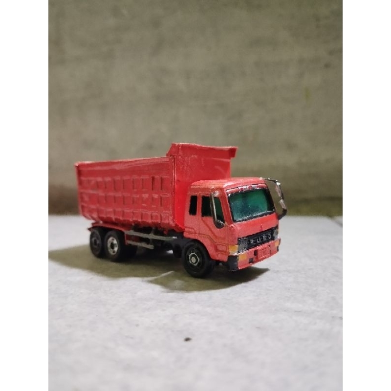 miniatur truk mitsubishi fuso fighter dump truk diecast truk fuso tomica custom
