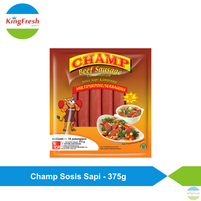 

Champ Sosis Sapi Serbaguna 375 gram.