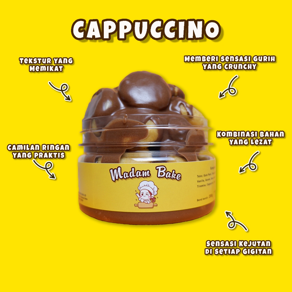 

MADAM BAKE Cookies Lumer Crunchy Capppucino - Cookie Snack