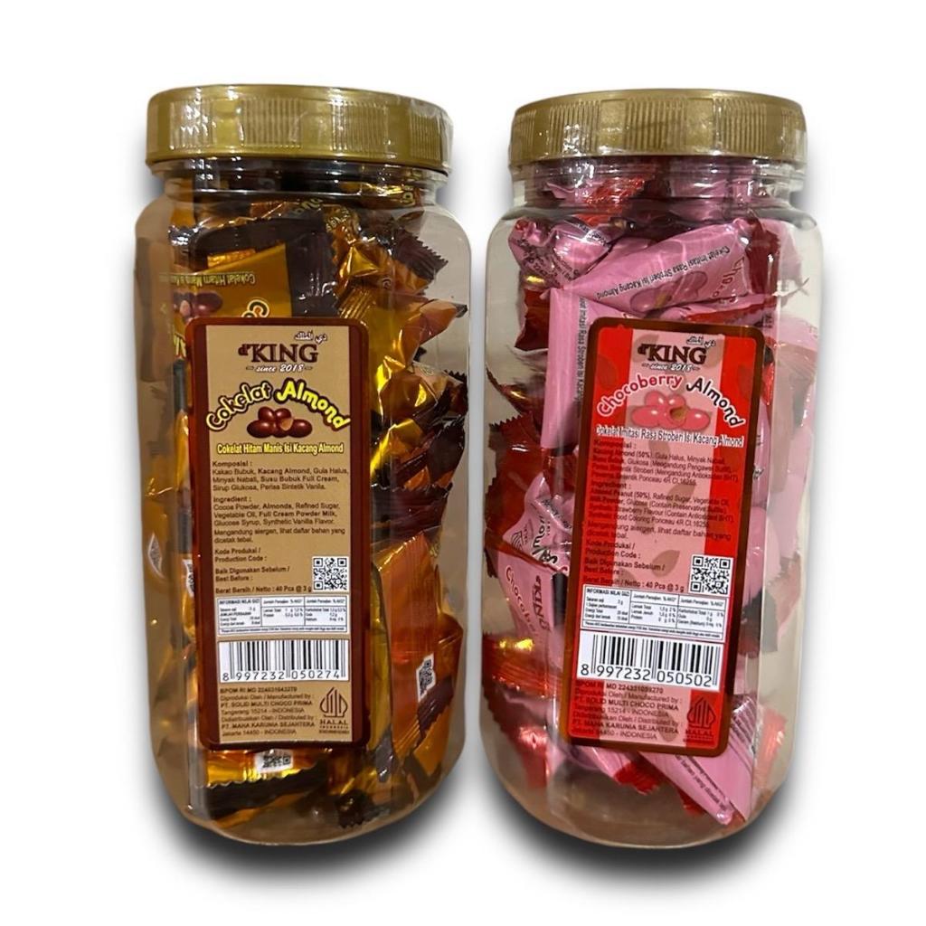 

1 (SATU) toples coklat almond // strawberry almond