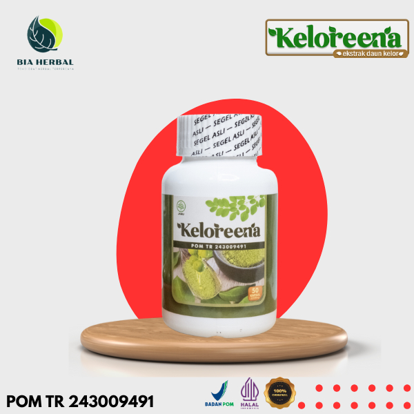 Keloreena - Suplemen Penghilang Keringat Berlebih - Herbal untuk Mengatasi Keringat Berlebih