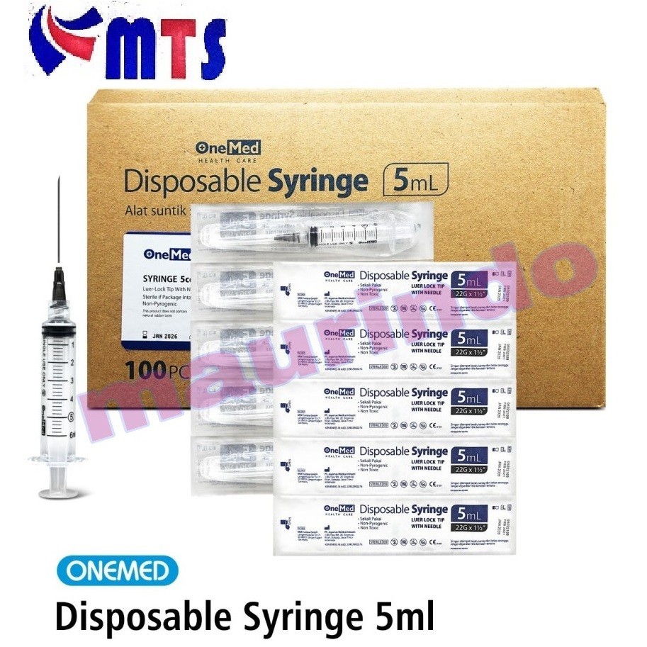 COD - SATUAN ONEMED 5CC Syringe 5 CC