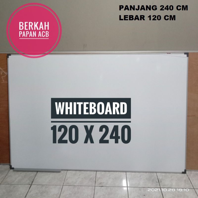

Whiteboard 120 x 244 / Papan Tulis 120 x 240 One Side