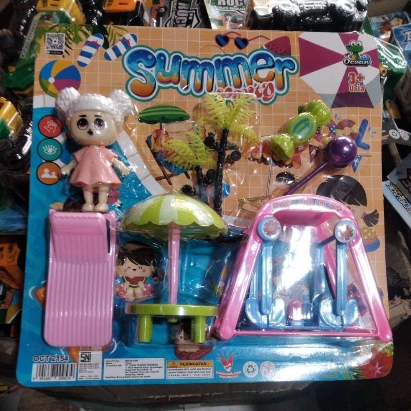 MAINAN anak perempuan Summer Aquarium Set