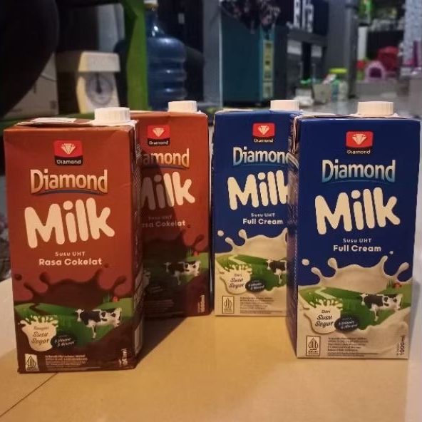 

PROMO SUSU UHT DIAMOND 1000ML - COKLAT/FULL CREAM
