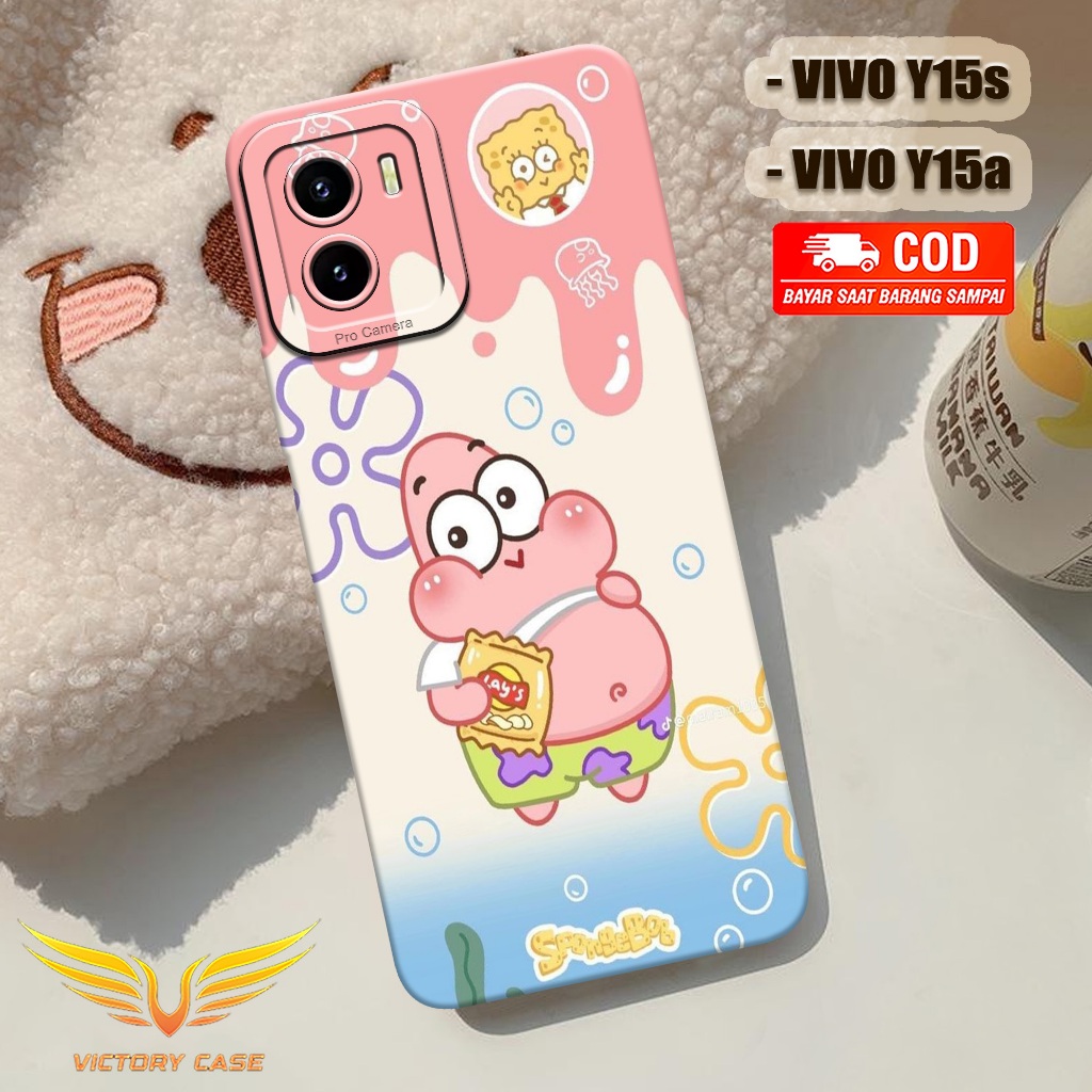 New Kartun Case - Softcase Vivo Y15s / Y15a Terbaru - Case Hp Vivo Y15s / Y15a - Casing Vivo Y15s / 