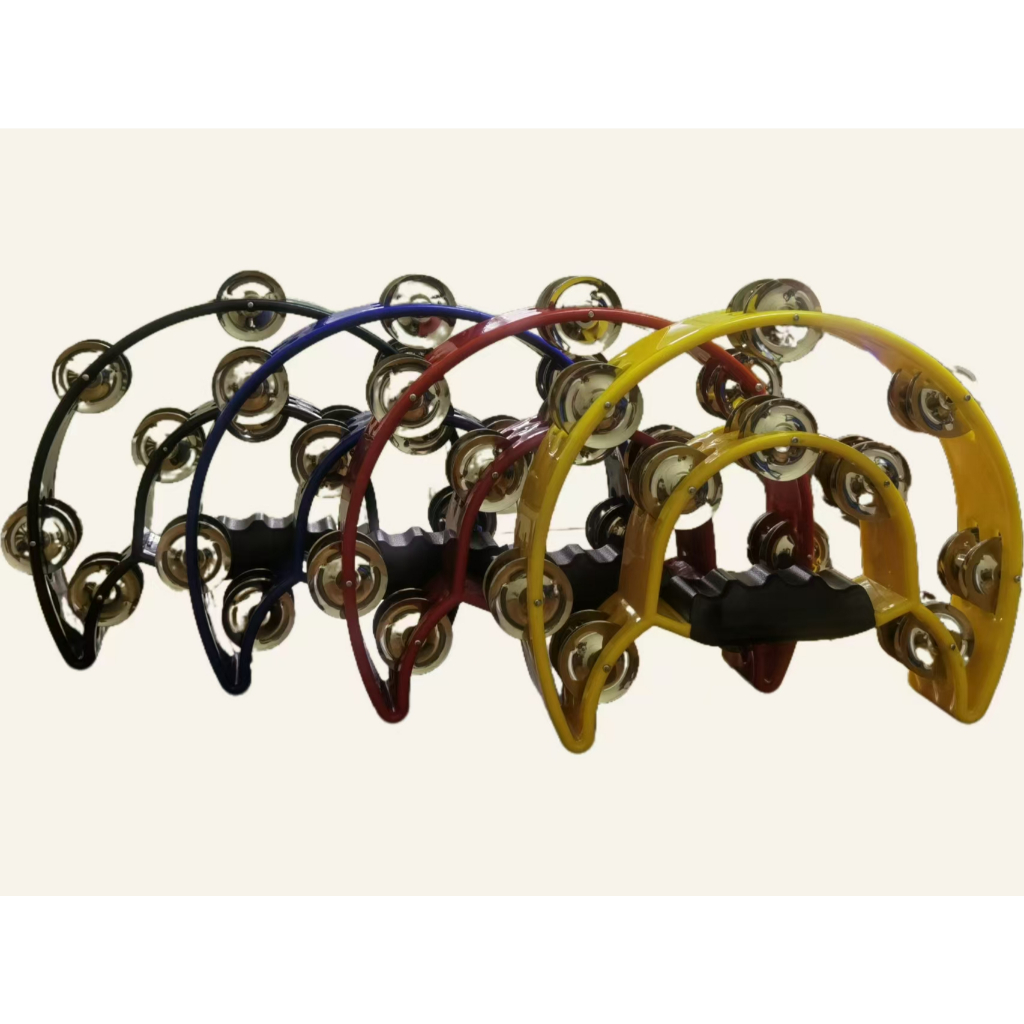 ALAT MUSIK TAMBOURINE HADROH ECREK MODEL SABIT BULAN 1 PCS
