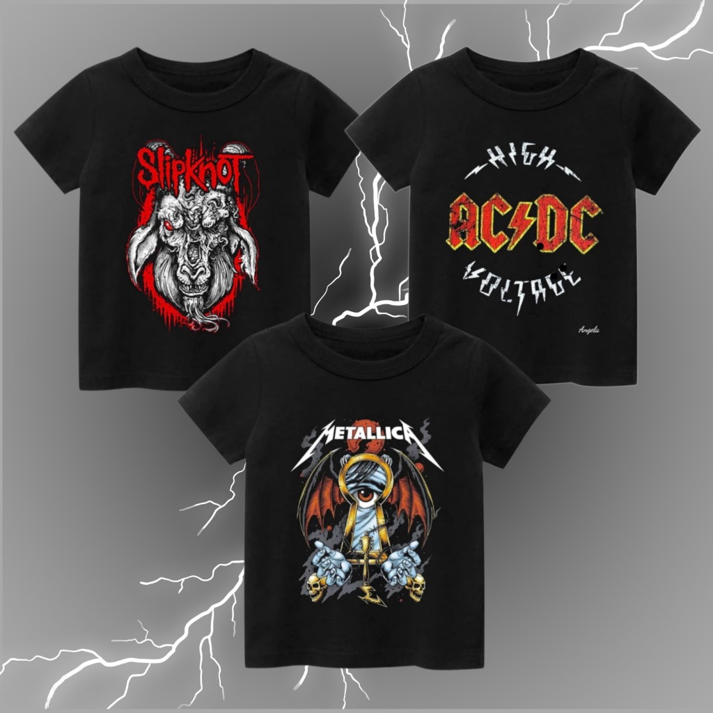 KAOS ATASAN METAL ANAK /KAOS METAL ANAK LAKI LAKI