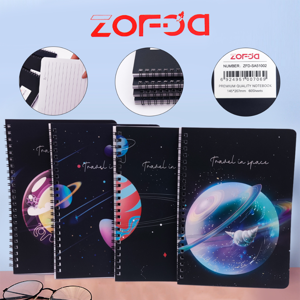 

Buku Diary 60 Lembar 1/4PCS Notebook Aesthetic A5 Buku Catatan Buku Tulis Aesthetic Coil Notebook Perlengkapan Kantor Sekolah 1PC/4PCS