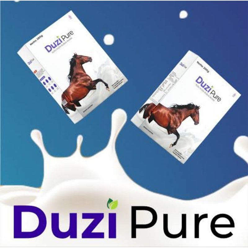 Duzi Pure Susu Kuda Murni 100% Original Atasi Masalah Pensendian Tulang