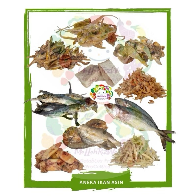 

Aneka Ikan Asin (Teri Putih / Grago / Pedo / Klotok / Glomo) / Lauk Segar By Sayur Mallah