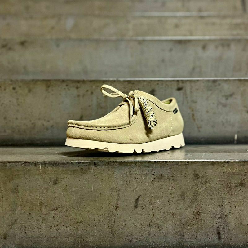 Clarks Wallabee Maple Suede GTX Beige