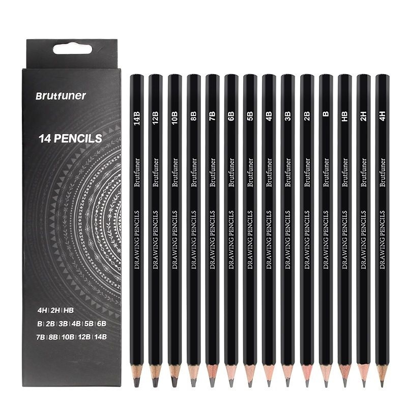 

pensil Brutfuner drawing sketch pensil ecer dan set