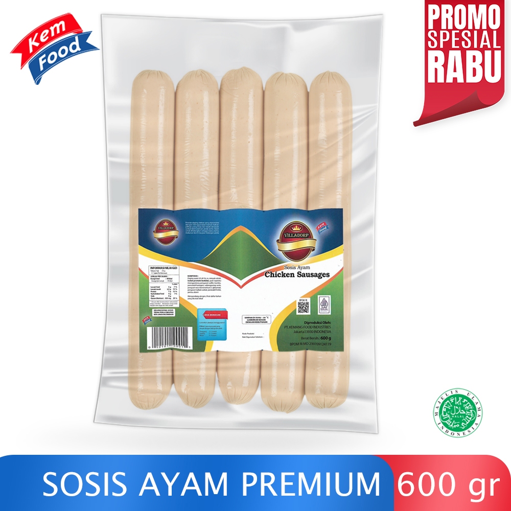 

Villadorp Sosis Ayam Cocktail Premium - 600 gr