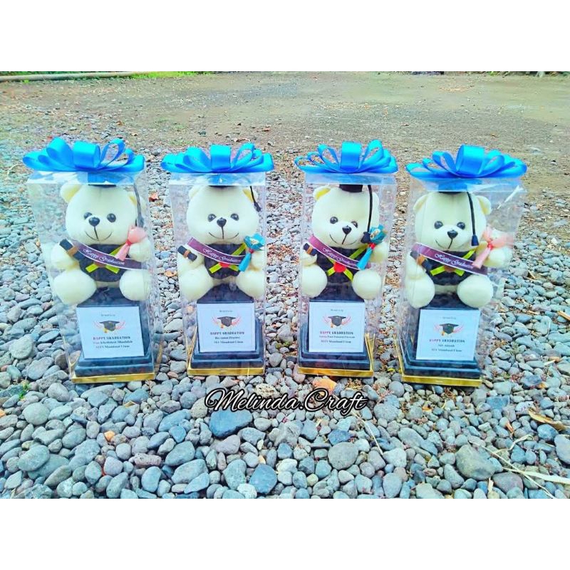 Boneka Piala / Piala Boneka / Boneka Wisuda / Hadiah Wisuda / Hadiah Sempro