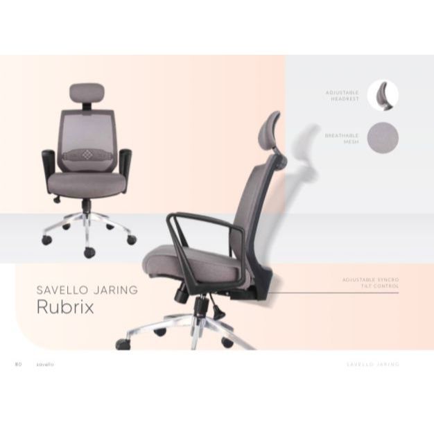 Kursi Kantor Savello Jaring Rubrix HT1A HT0A LT1 LT0 VT1A VT0A