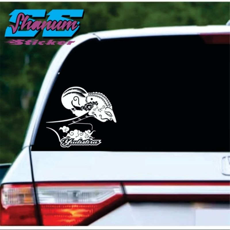 STIKER CUTTING WAYANG YUDISTIRA