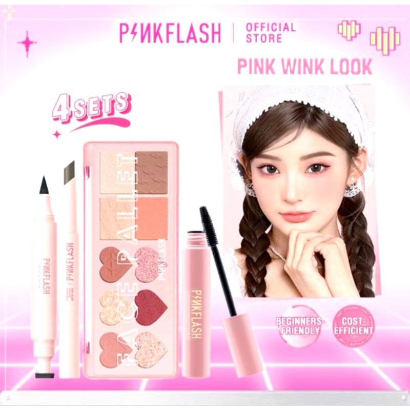 pinkflash makeup set kecantikan pcs