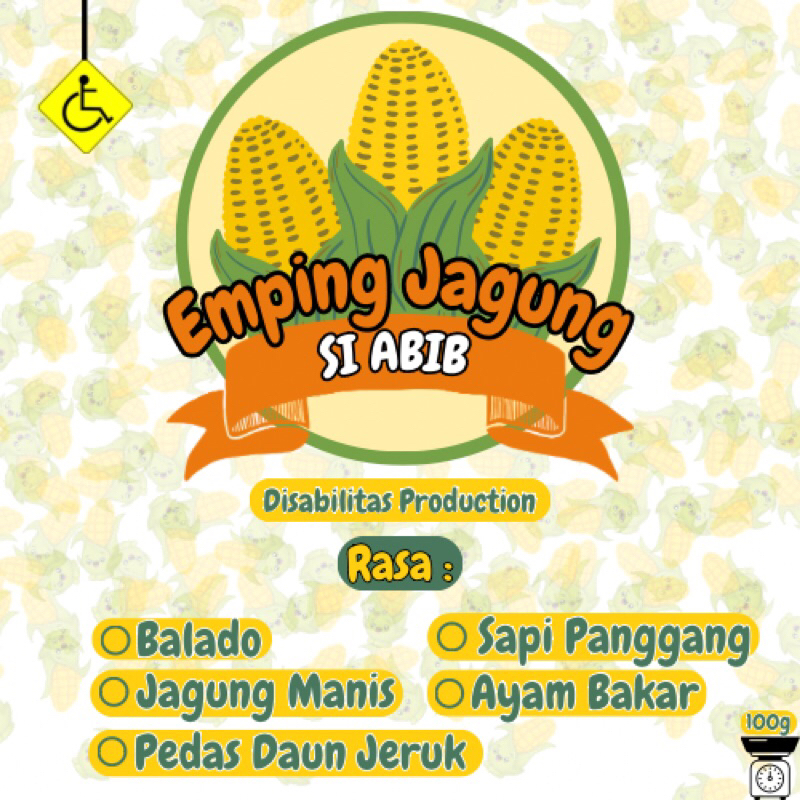 

Emping Jagung Balado 100g