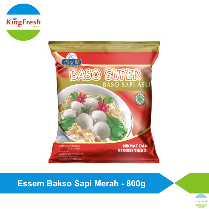 

Essem baso sapi super merah 50butir/600gram