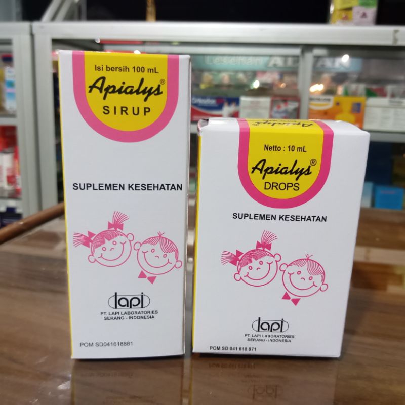 Apialys sirup/drop | suplemen kesehatan multivitamin anak