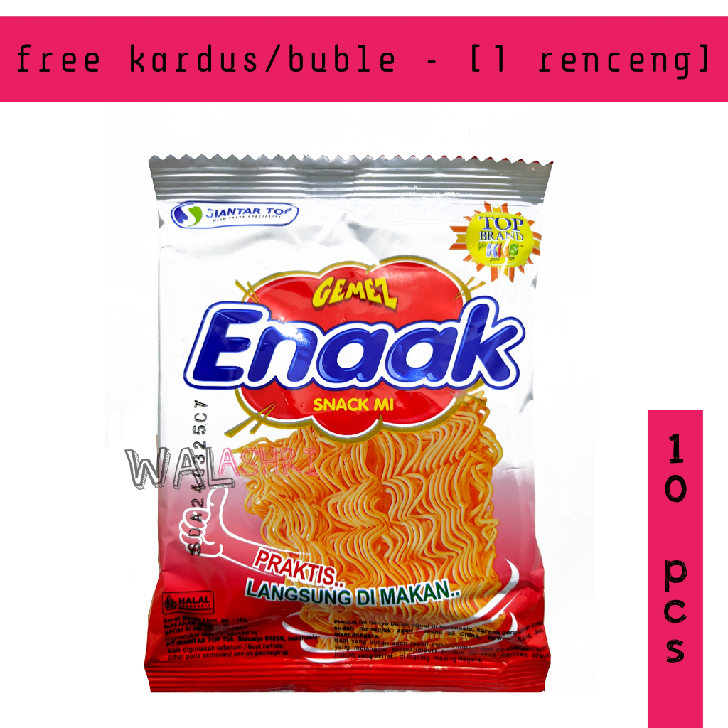 

Mie gemez enaak renceng isi 10 pcs