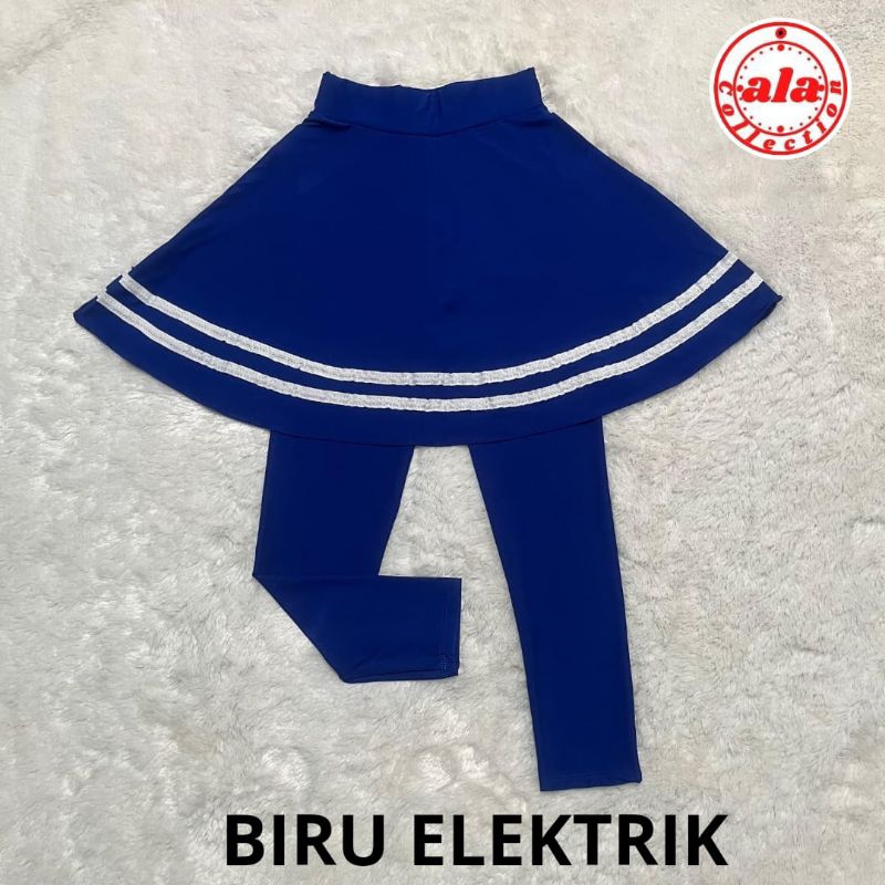 Legging Rok Anak List Stripe Rok Legging OlahRaga