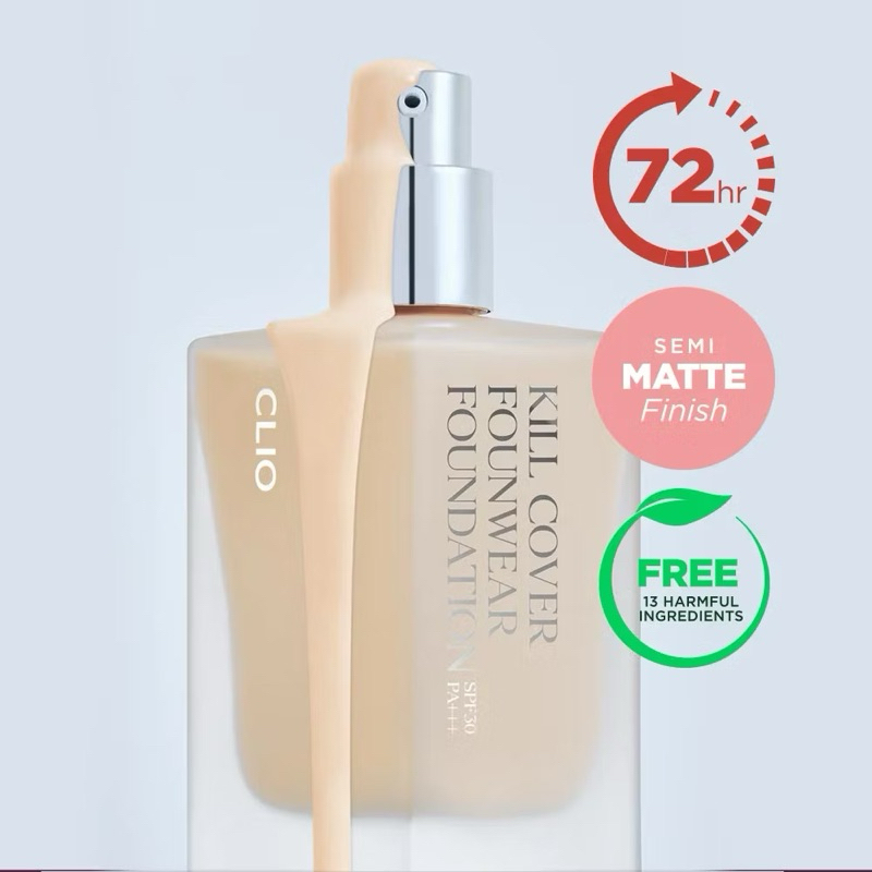 CLIO Kill Cover Founwear Foundation SPF 30, PA+++