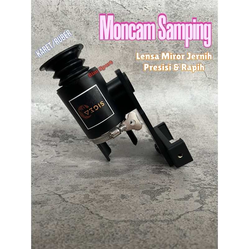 Monting Kamera HP Teleskop Model samping - moncam samping