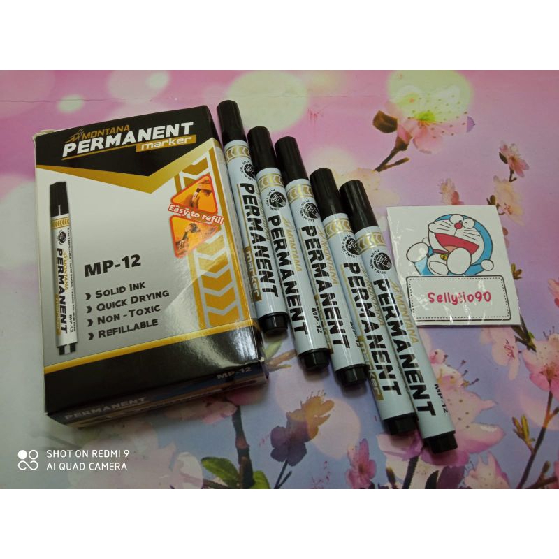 

spidol permanen Montana hitam 1pc