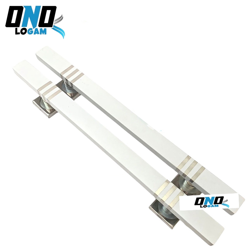 GAGANG PINTU HANDLE PINTU MINIMALIS LIST 3 KUPU TARUNG ONO Logam 45CM 60CM