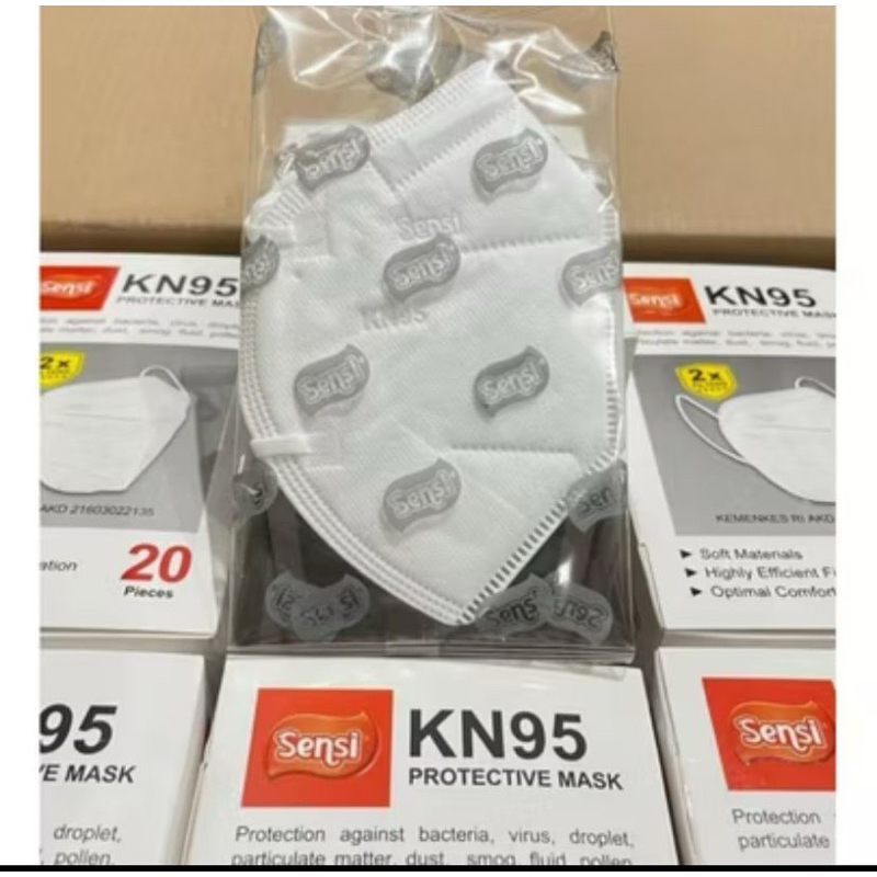 Masker Sensi KN95 Protective Mask Sachet 1 Pcs