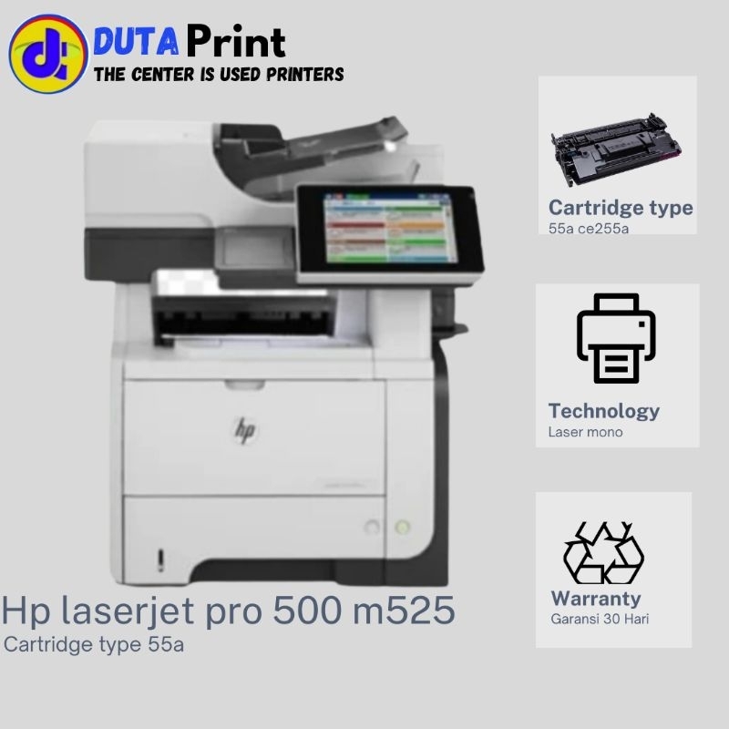 Printer hp LaserJet pro 500 m525 scan copy A4/F4