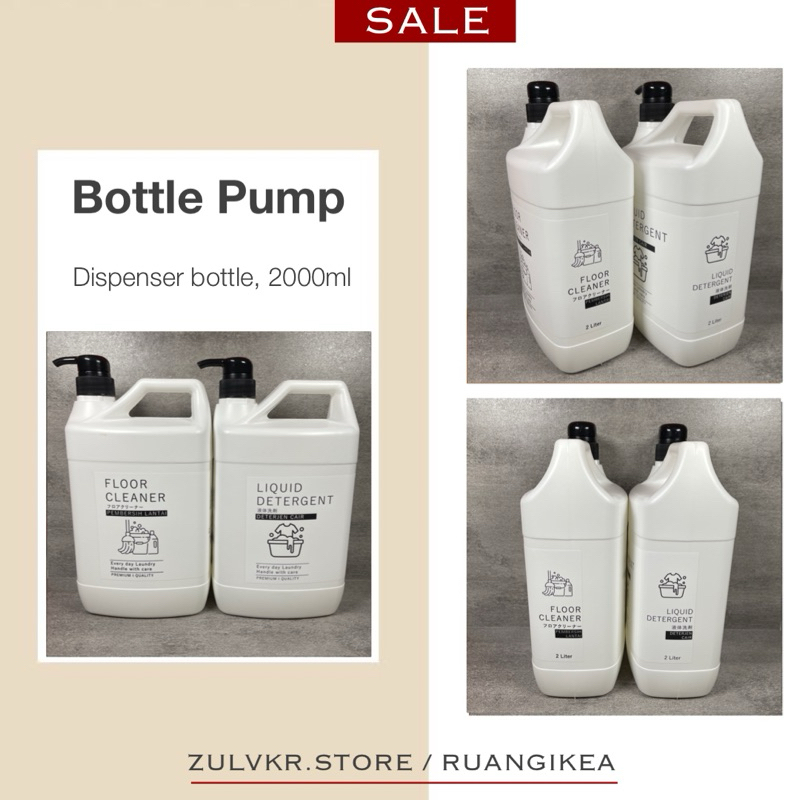 [Y2.4] Botol sabun PUMP Hitam Plastik Aesthetic / Botol Pump Refill Shampoo / Refillable Bottle Deko