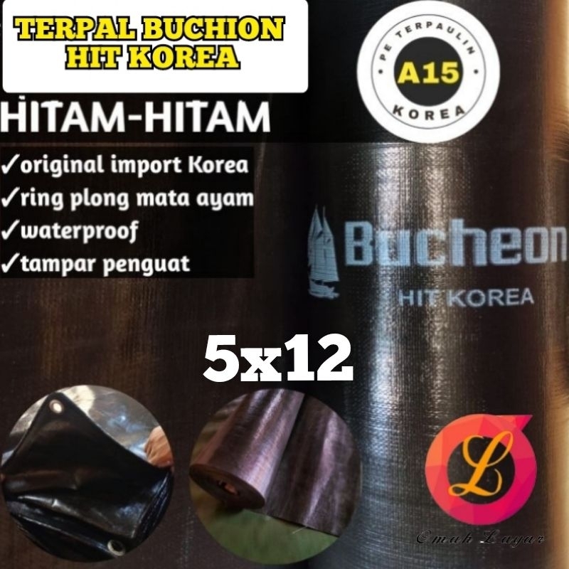 Terpal lembaran 5x12 A15 bucheon Korea