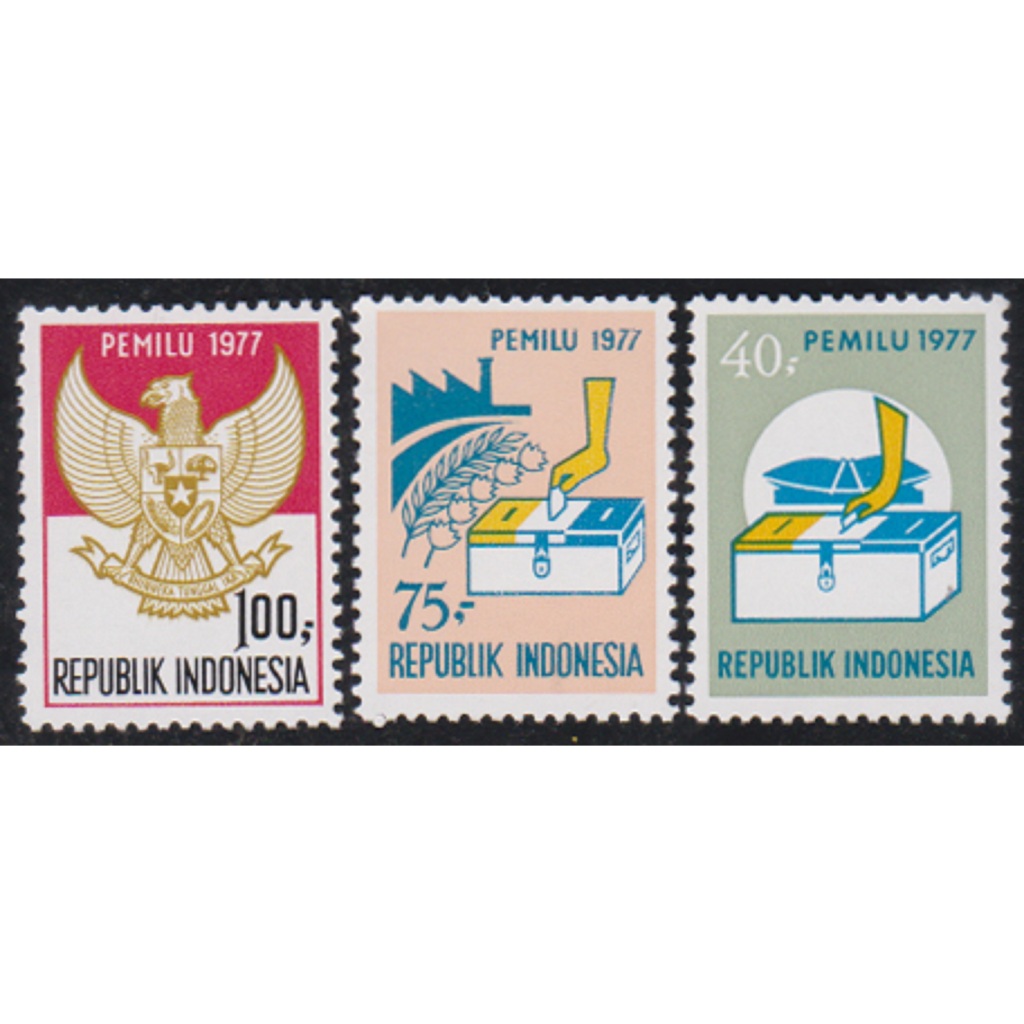 

A 11258 SET LENGKAP PRANGKO INDONESIA TEMA PEMILU PEMILIHAN UMUM TAHUN 1977 DENGAN KONDISI MNH MINT NEVER HINGED