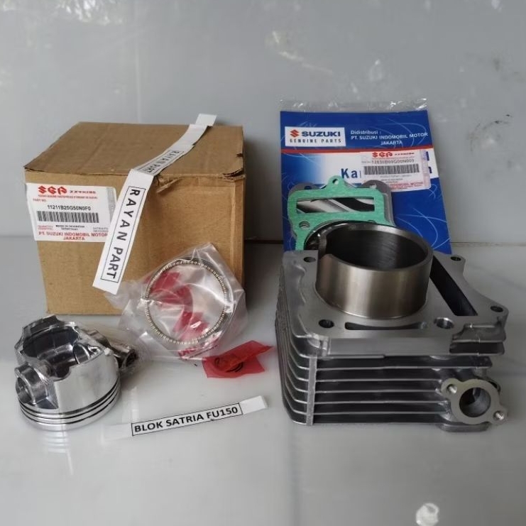 blok seher satria fu 150 fi  satria fu 150 satria fu 150 blok piston komplit