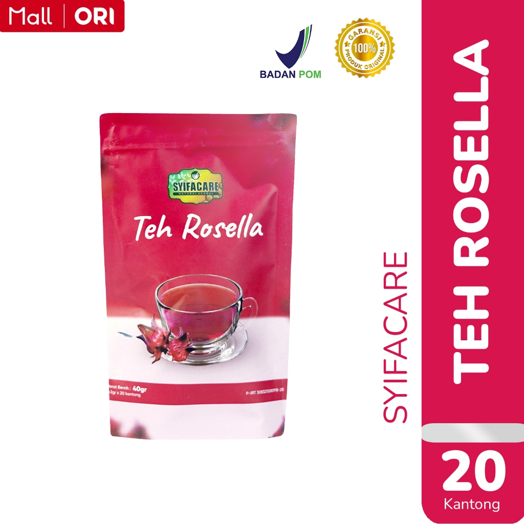 

Teh Rosella Syifacare Teh Celup isi 20 Kantong | 100% Bahan Alami | Teh Kolesterol | Teh Kanker | Imunitas