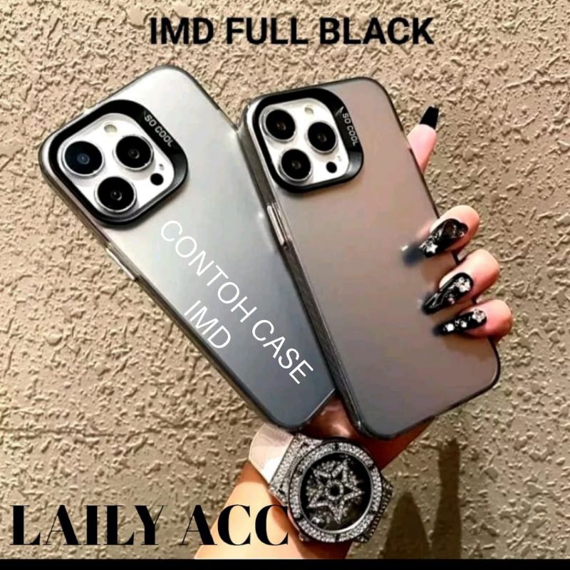 CASE SOFTCASE BLACK HITAM XIAOMI REDMI NOT 7 NOT 8 NOT 9 IMD HOLOGRAM HIBRYD ONLY CASING