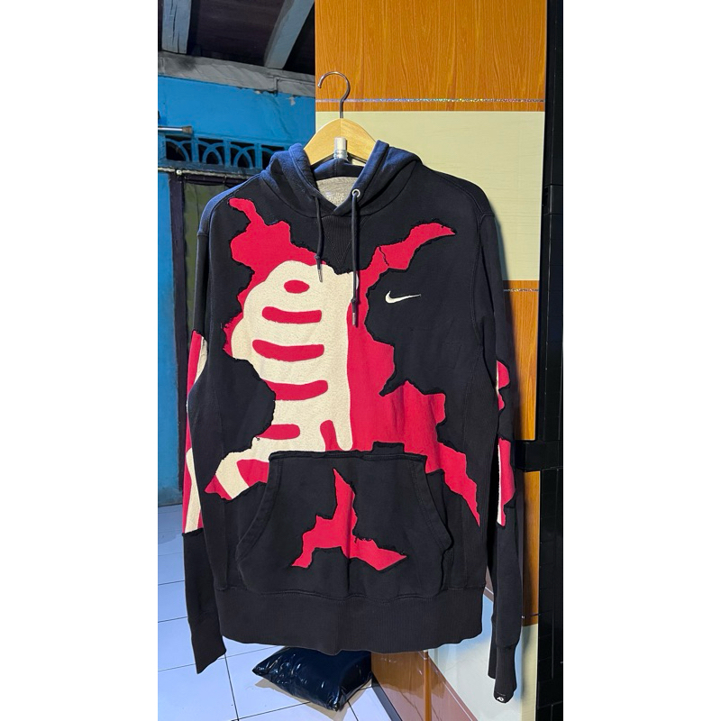 hoodie nike rework skeleton series