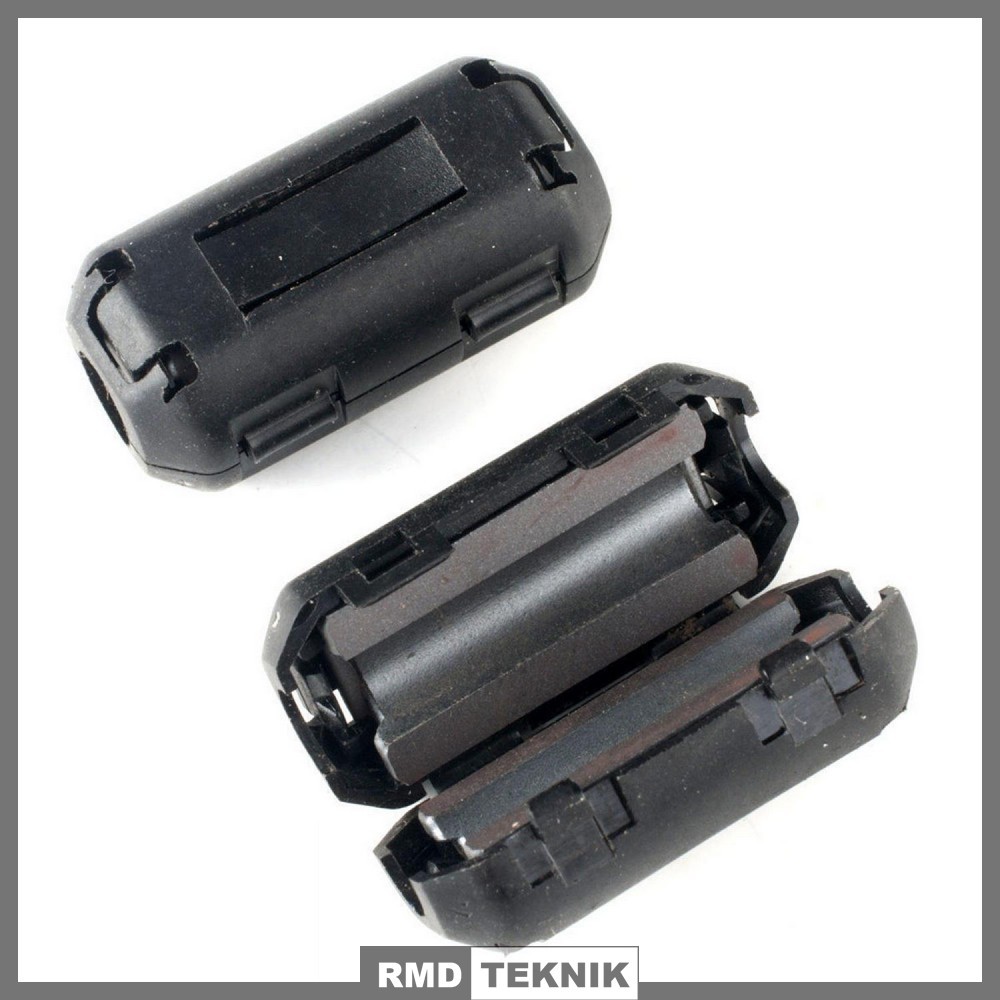 Noise Filter Ferrite Snap On Cable RF EMI 5mm