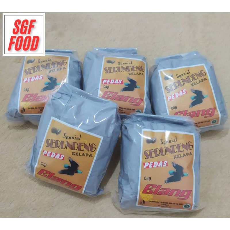 

serundeng kelapa spesial cap elang 250 gram srundeng kelapa cap elang 250 gram